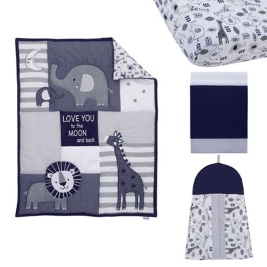 NoJo&reg; Love You to the Moon Crib Bedding Collection. View a larger version of this product image.