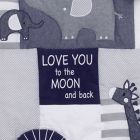 Alternate image 3 for NoJo&reg; Love You to the Moon Crib Bedding Collection