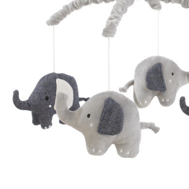 NoJo&reg; Love You To The Moon Musical Mobile in Grey . View a larger version of this product image.