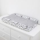Alternate image 1 for NoJo&reg; Love You To The Moon Changing Pad Cover in Grey