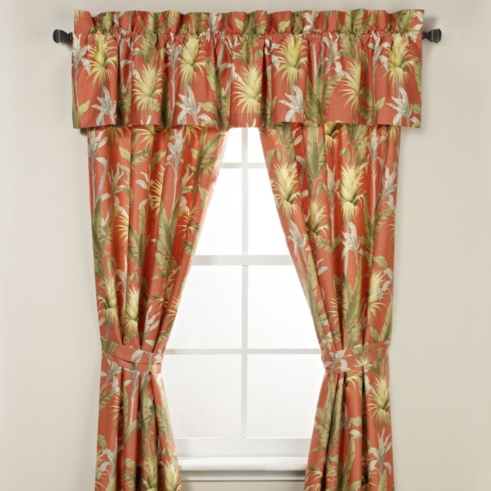 Tommy Bahama Catalina Window Curtain Panel And Valance In