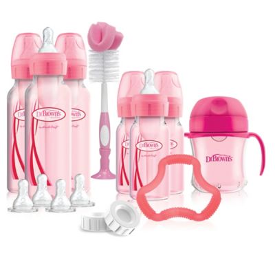 pink avent bottles starter set