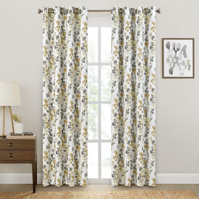 Brookstone® Salano Floral Blackout Curtain Panel | Bed Bath & Beyond