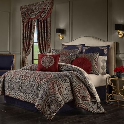 New York Taormina 4 Piece Comforter Set, California King Down Comforter Bed Bath And Beyond