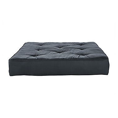Vital 8-Inch Hybrid Foam &amp; Coil Full Futon Mattress in Charcoal. View a larger version of this product image.