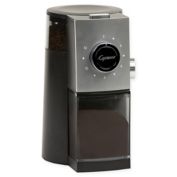 Capresso&reg; Grind Select Burr Grinder in Black/Silver