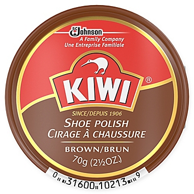 Kiwi&reg; 2.5 oz. Paste Shoe Polish in Brown. View a larger version of this product image.