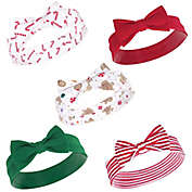 Hudson Baby&reg; 5-Pack Sugar and Spice Headbands in Green