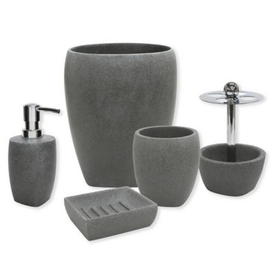 charcoal sandstone bathroom accessories