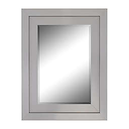Hitchcock-Butterfield Atrium Wall Mirror in Brushed Nickel