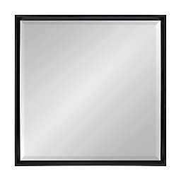 Kate and Laurel™ Calter 29.5-Inch Square Wall Mirror in Black