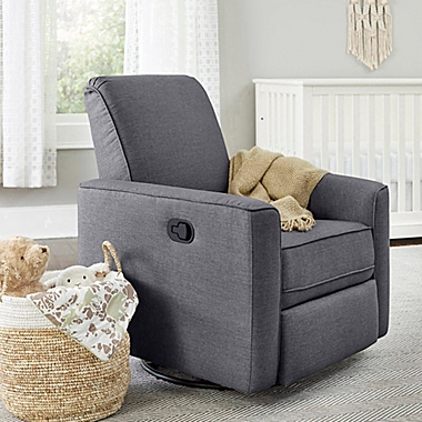 Westwood Design Aspen Manual Swivel Glider in Stone. View a larger version of this product image.
