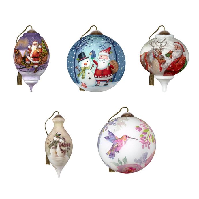 Ne'Qwa Art® Hand-Painted Christmas Ornament Collection ...