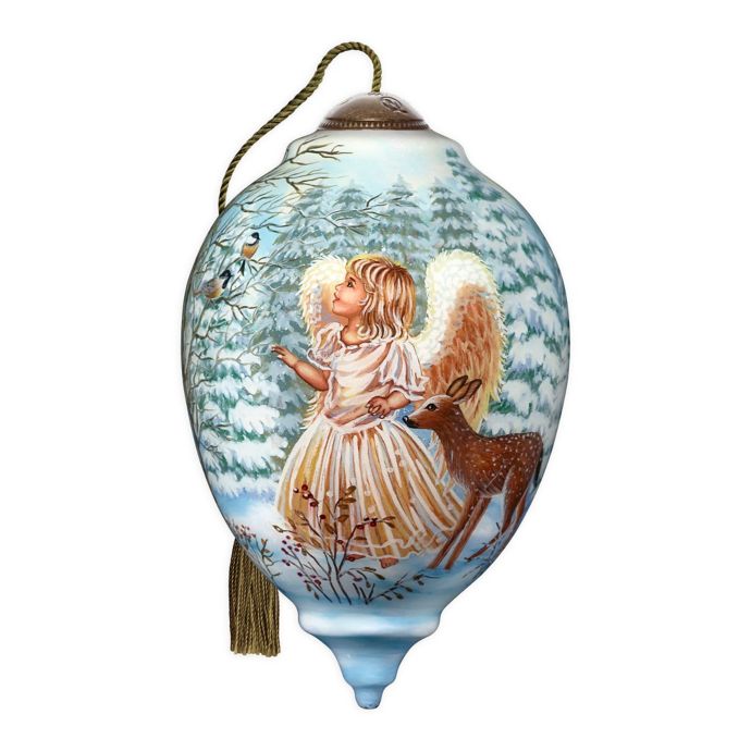 Ne’Qwa Art® Limited Edition Christmas Blessings HandPainted Ornament