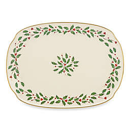 Lenox® Holiday™ 15.25-Inch Oblong Platter in Ivory