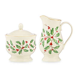 Lenox® Holiday™ 2-Piece Sugar and Creamer Set in Ivory