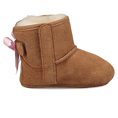 UGG&reg; Size 0-6M Jesse Bow Boot in Chestnut. View a larger version of this product image.