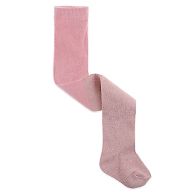 Capelli New York Size 12-24M Metallic Sweater Tights in Pink. View a larger version of this product image.