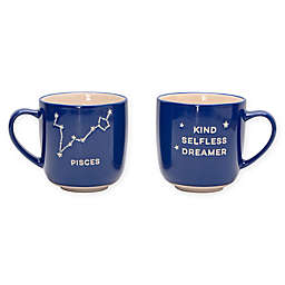 Formations Pisces Zodiac Mug in Blue