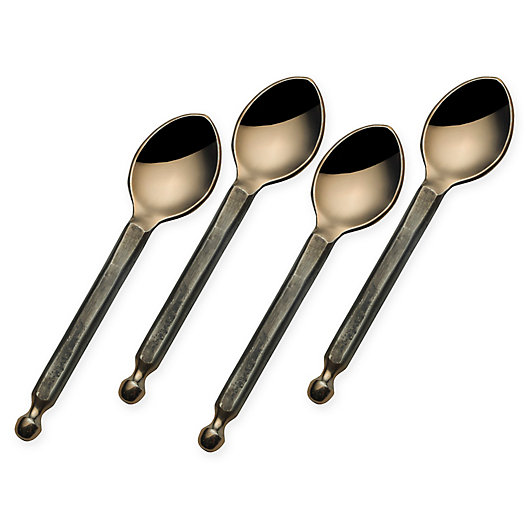 Alternate image 1 for Towle Living Forged Antique Demitasse Spoons in Copper (Set of 4)