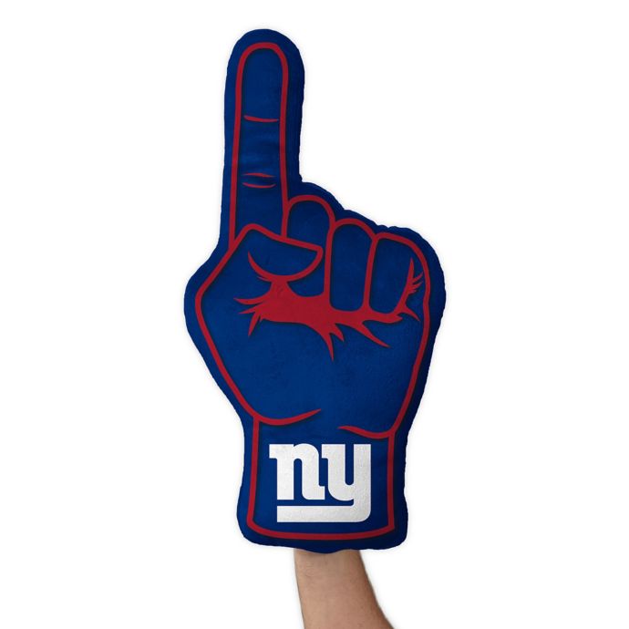 NFL New York Giants Foam Finger Throw Pillow | Bed Bath ...