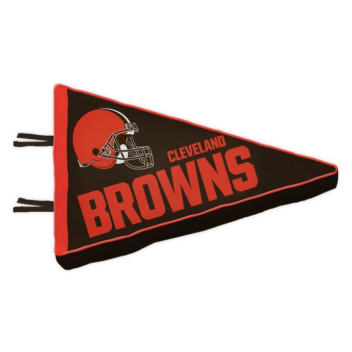 Nfl Cleveland Browns Plush Pennant Throw Pillow Bed Bath Beyond