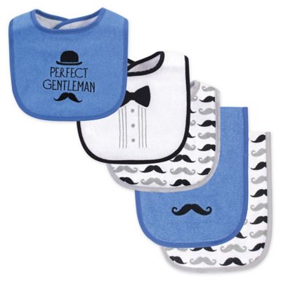 bib and burp cloth set