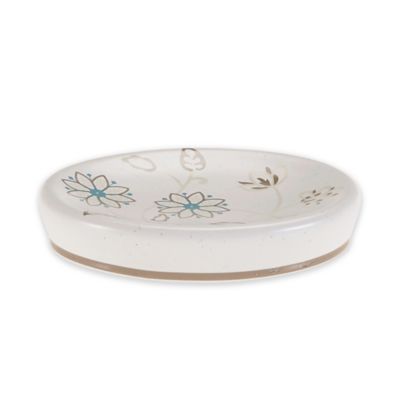 White Beige Ceramic Soap Dish Soap Holder Soap Tray-NEOREST Sabbia 