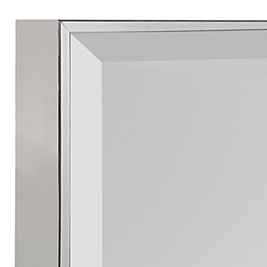 Kate and Laurel&trade; Rhodes 18.75-Inch x 24.75-Inch Rectangular Wall Mirror in Silver. View a larger version of this product image.