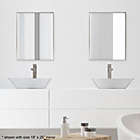 Alternate image 3 for Kate and Laurel&trade; Rhodes 18.75-Inch x 24.75-Inch Rectangular Wall Mirror in Silver