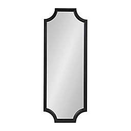 Kate and Laurel™ Hogan Scallop 18-Inch x 48-Inch Full Length Wall Mirror in Black