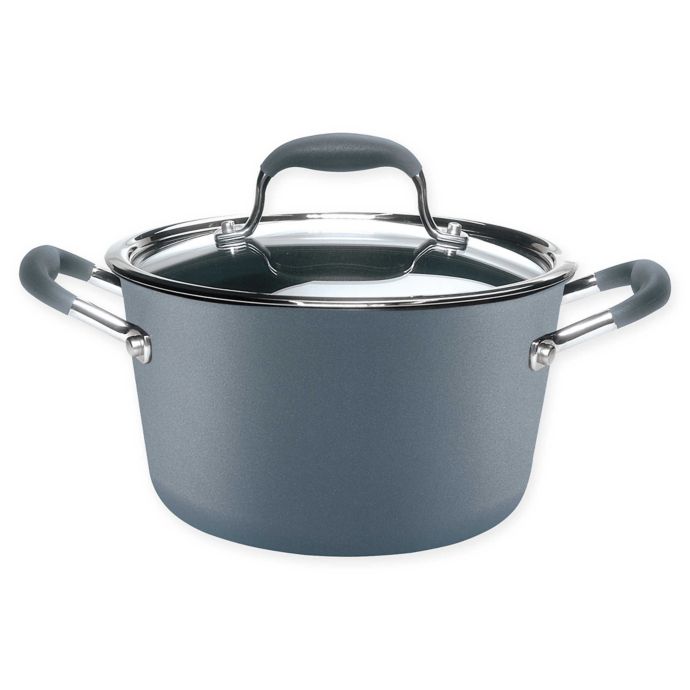 Anolon® Advanced™ Home Nonstick Hard Anodized Aluminum 4 5 Qt Covered