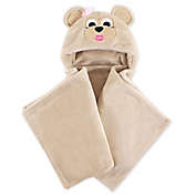 Hudson Baby&reg; Hooded Plush Toddler Blanket