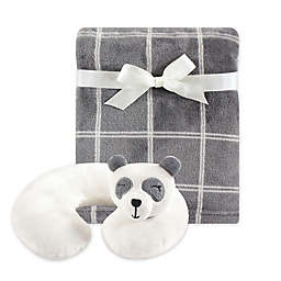 Hudson Baby® Neck Pillow and Blanket Set