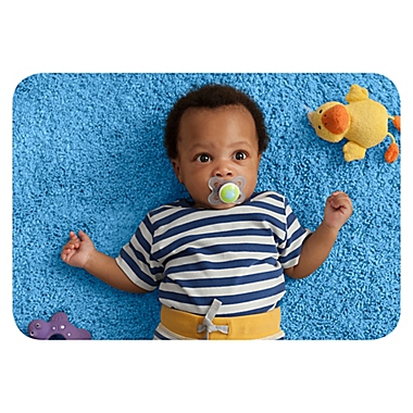 MAM Love & Affection Age 0-6 Months I Love Mommy Pacifier in Blue (2-Pack). View a larger version of this product image.