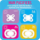 Alternate image 8 for MAM Love & Affection Age 0-6 Months I Love Mommy Pacifier in Blue (2-Pack)