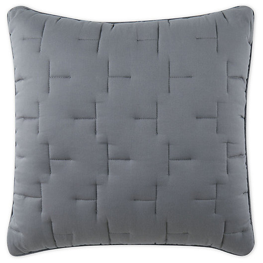 Alternate image 1 for O&O by Olivia & Oliver™ Square Throw Pillow in Frost Gray