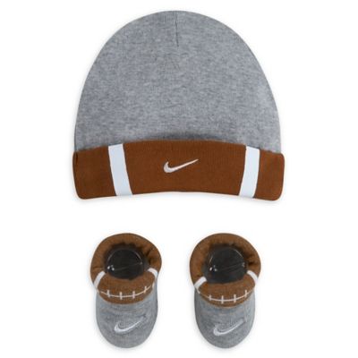 Nike&reg; Size 0-6M 2-Piece Futura Sports Ball Cap and Bootie Set in Light Tan
