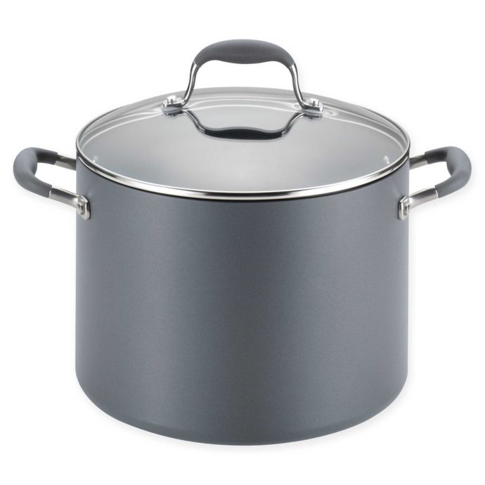 Anolon® Advanced™ Home HardAnodized Nonstick 10 qt. Covered Wide Stock