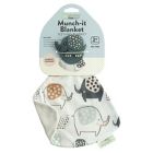 Alternate image 1 for Munch Baby Munch-It Blanket&trade; Earnest Elephant Teether in Grey