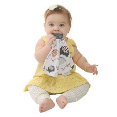 Munch Baby Munch-It Blanket&trade; Earnest Elephant Teether in Grey. View a larger version of this product image.