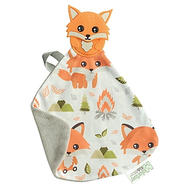 Munch Baby Munch-It Blanket&trade; Friendly Fox Teether in Orange. View a larger version of this product image.