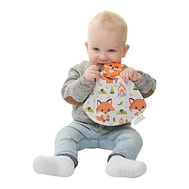 Munch Baby Munch-It Blanket&trade; Friendly Fox Teether in Orange. View a larger version of this product image.