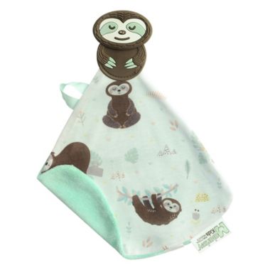 Munch Baby Munch-It Blanket&trade; Snuggly Sloth Teether in Brown. View a larger version of this product image.