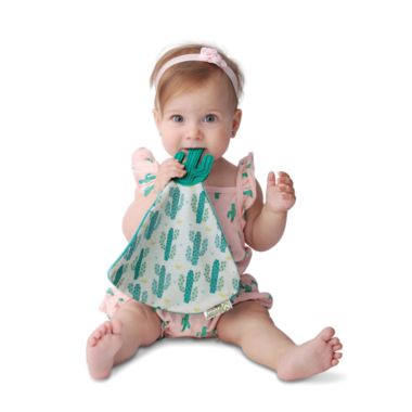 Munch Baby Munch-It Blanket&trade; Cacti Cutie Pie Teether in Turquoise. View a larger version of this product image.