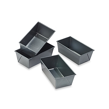 Chicago Metallic&trade; Professional Mini Loaf Pans with Armor-Glide Coating (Set of 4). View a larger version of this product image.