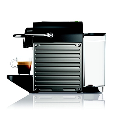 Nespresso&reg; Pixie Espresso Machine by Breville&reg; with Aeroccino Milk Frother in Electric Titan. View a larger version of this product image.