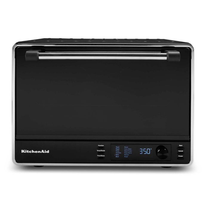 Kitchenaid Dual Convection Countertop Oven In Black Matte Bed