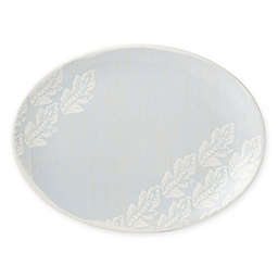 Lenox® Textured Neutrals™ 18-Inch Oval Platter in Chambray