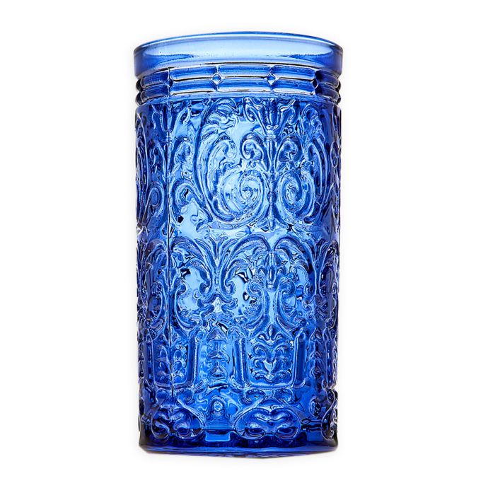Godinger® Jax Highball Glasses in Blue (Set of 4) Bed Bath and Beyond